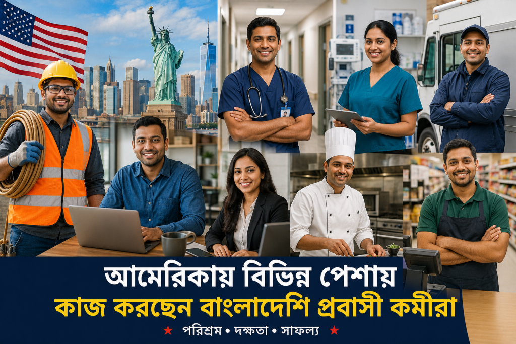 আমেরিকায় বাংলাদেশিদের চাকরি: কোন পেশায় সুযোগ বেশি, ২০২৬ সালের গাইড